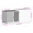 Demeko Weather Resistant Rabbit Cage-1261281528