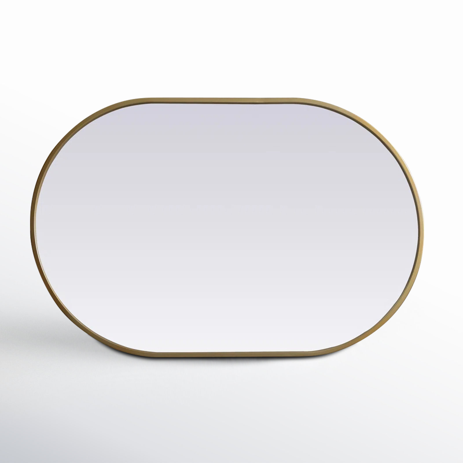 Sabine Accent Mirror, 30" x 20", Brass