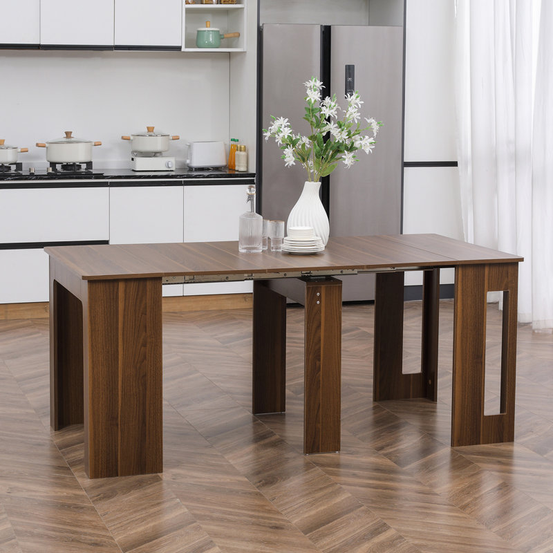 Table de salle à manger pliable, extensible pouvant accueillir 6 à 8 personnes