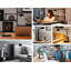 Lampe de bureau noire 17,32 po