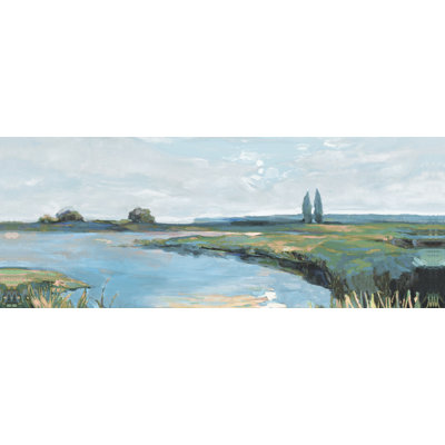 Pond Landscape - Painting Print