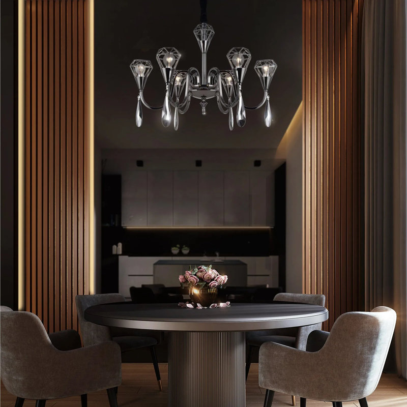6 - Light Candle Style Chandelier