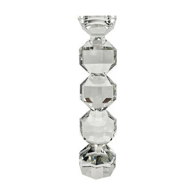 Candle Holder Glass Tabletop Candlestick