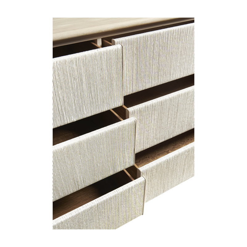 Water 6 - Drawer Solid Wood Dresser