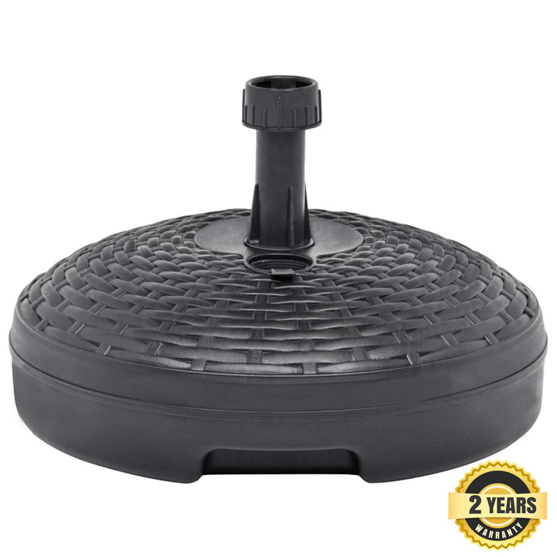 Aimili 2.7kg Plastic Free Standing Umbrella Base, Anthracite