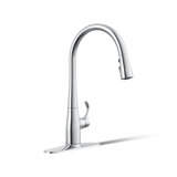 Simplice Pull Down Single Handle Kitchen Faucet