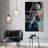 " Saxophone " by Harper D. 3 - Pieces Painting Print-92833230