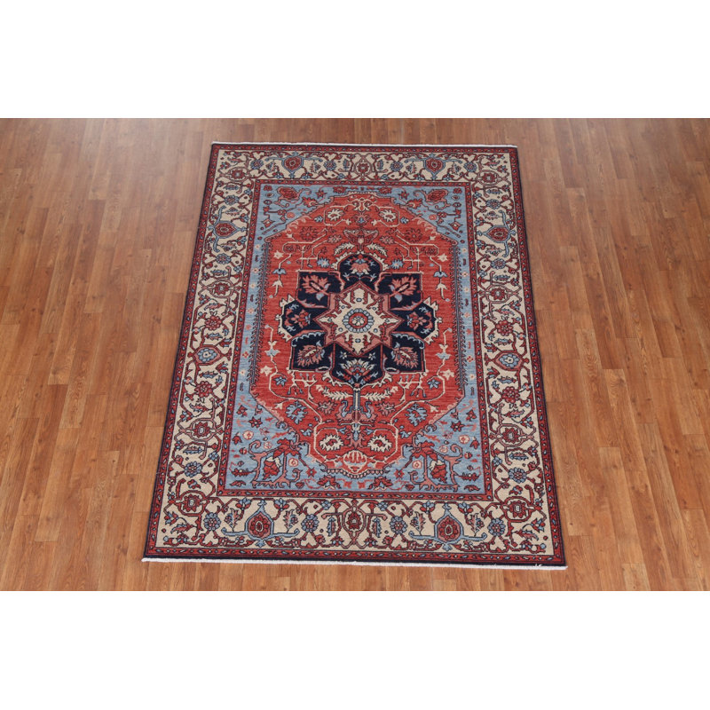 Geometric   Oriental Area Rug 5x7