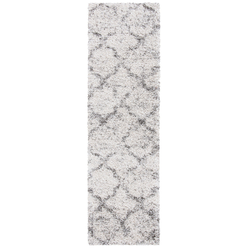 Deauville Shag Performance Geometric Rug, Runner 2'3" x 8'