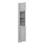 Grande armoire d'angle avec 2 portes, 3 tablettes et une tablette exposée-1715170249