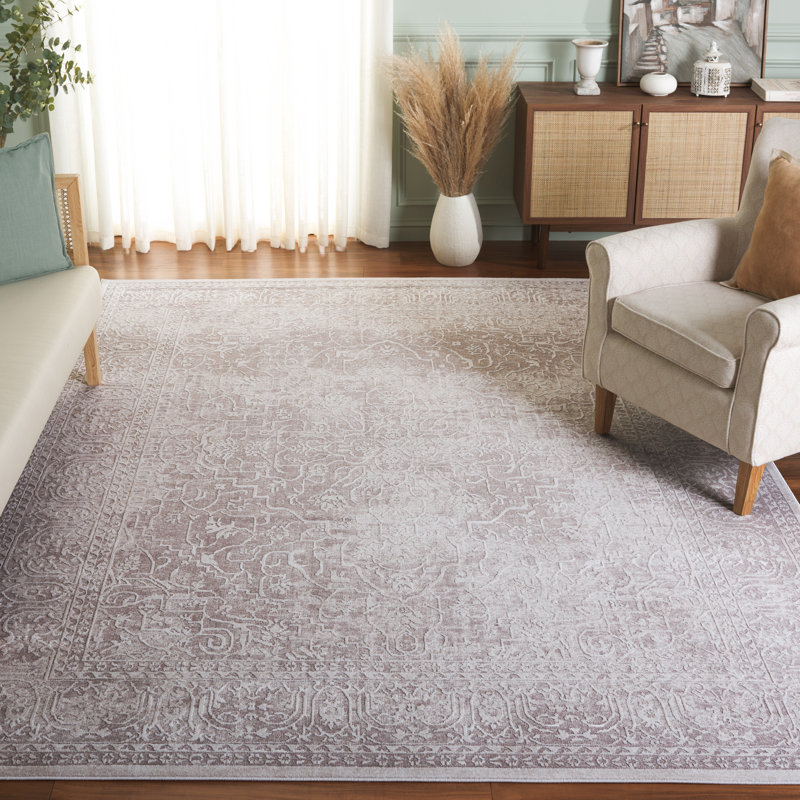 Tapis oriental beige / crème Calidia, Rectangle 9 pi x 12 pi