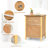 Bourrache Wooden Nightstand with Drawer and Cabinet-104846191