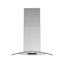 30 po Hotte T-6805-1-DL Maddaloni pour îlot sans conduit de 350 pi³ / min en acier inoxydable brossé avec filtres en filet, commande à pavé tactile, lumières DEL