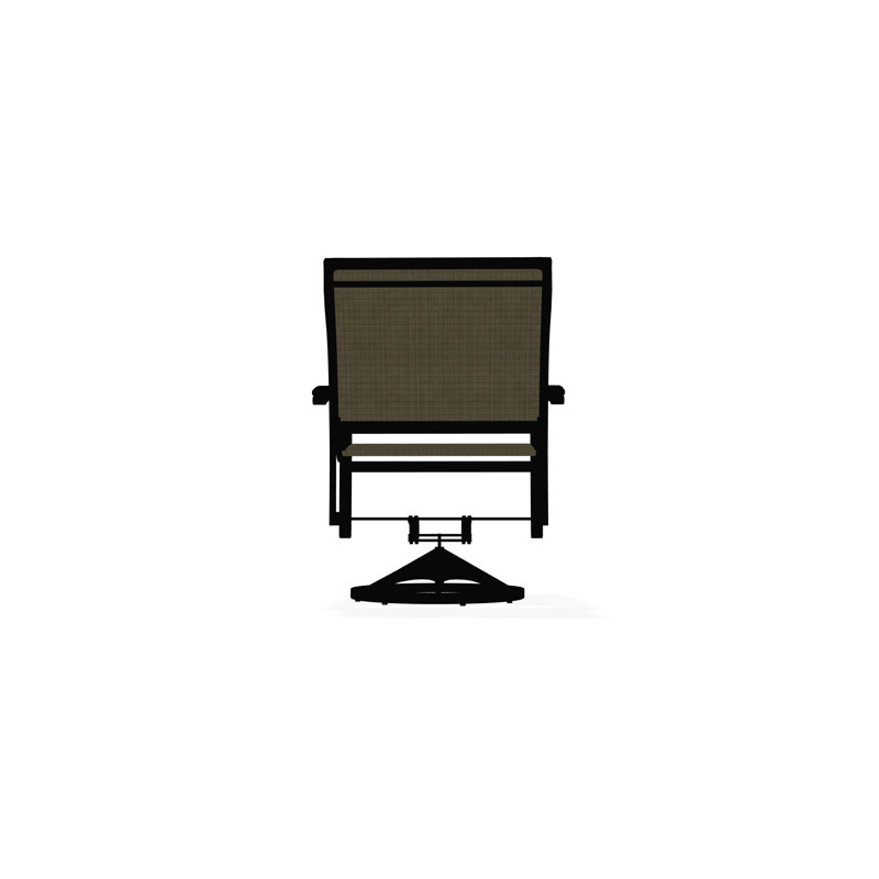 Bazza Outdoor Dining Chair, Elevation Stone, Black