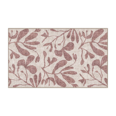 Tapis floral en chenille / polyester tissé à la machine à motif floral Benjamin