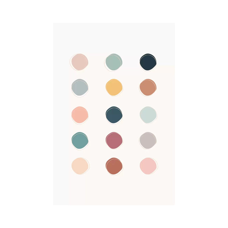 Colour Palette - Wrapped Canvas Painting, 101.6cm H x 66.04cm W x 1.91cm D
