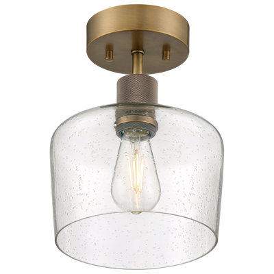 Southglenn Glass Semi Flush Mount