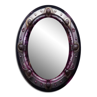 Miroir mural Mystical Fuchia Sacred Chakra Energy II - Mauve