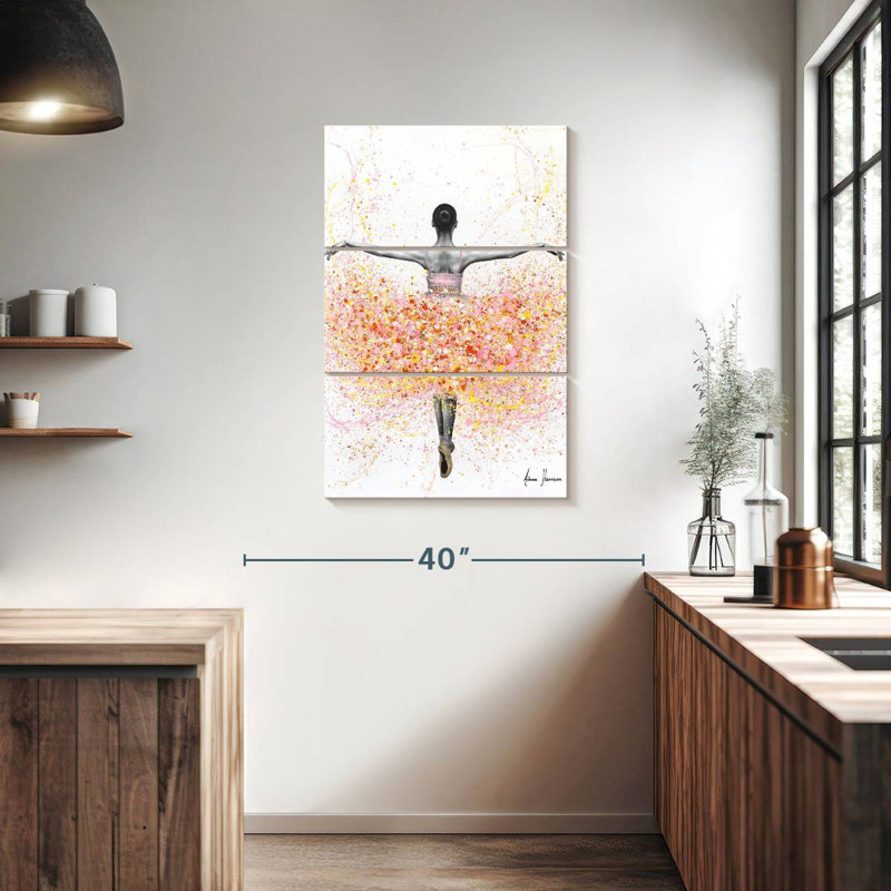 Danseur floral Enn, H 38 po x l 24 po