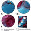 Blue And Purple Seamless Marble River II - Abstract Wall Art Decor-929608592-929608593