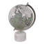 Globe décoratif avec base en marbre - Décorations pour le salon et la table basse - Objets de décoration élégants - 12 po, vert