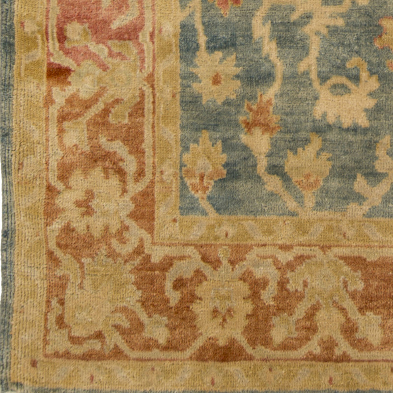 Weslaco Wool Oriental Indoor Rug, Rectangle 5'6" x 8'6"