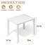 Table d'appoint rectangulaire en aluminium-907549592