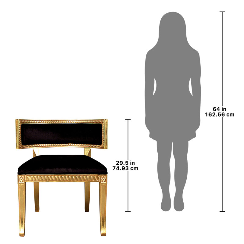 Mavro Klismos Side Chair