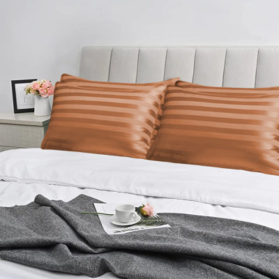 Luxury Microfiber Striped Pillowcases - Soft, Breathable & Wrinkle-Resistant Pillow Covers for Sofa,