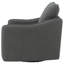 Fauteuil pivotant rembourré gris anthracite Nikko-247768435