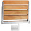 Pietrzyk 6.1'' W Solid Wood Shower Bench