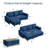  Sherry 81'' Upholstered L Shaped Modular Sectionals with Ottoman, Pull-out Sofa & Storage Chaise-112963094-129533482