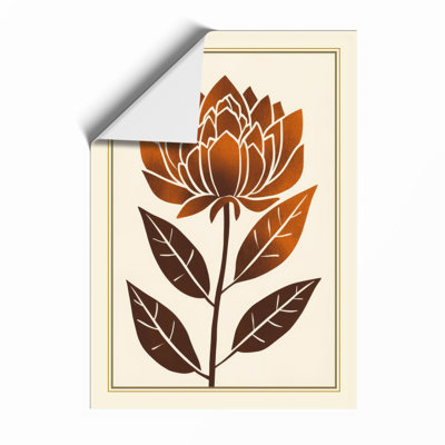 Lotus in Bloom Botanical - Framed Print