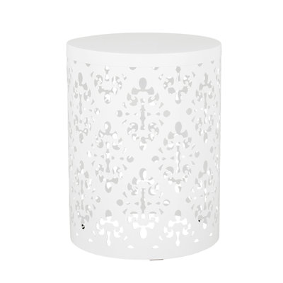 Outdoor Metal End Table -Large