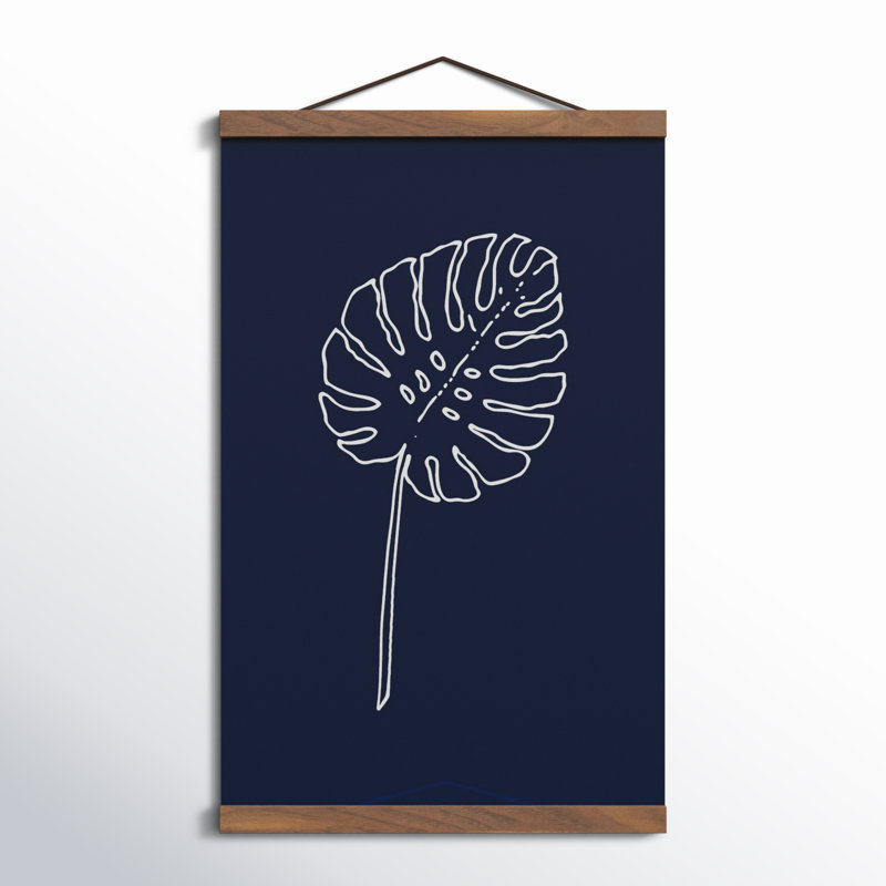 " Navy Monstera "