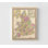 Angleterre, 1849, ancienne carte de l'Angleterre, affiche historique du Royaume-Uni, art mural de l'Ancien Continen, art mural de l'histoire de l'Angleterre, carte de l'Angleterre rose rustique