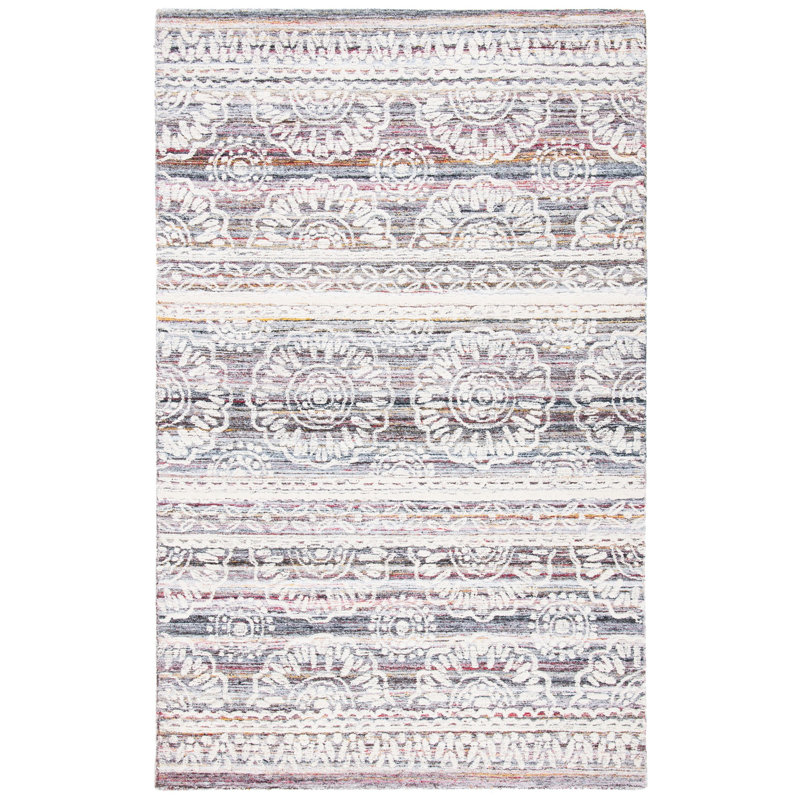 Pezanetti Hand Tufted Performance Southwestern Rug, Rectangle 5' x 8'