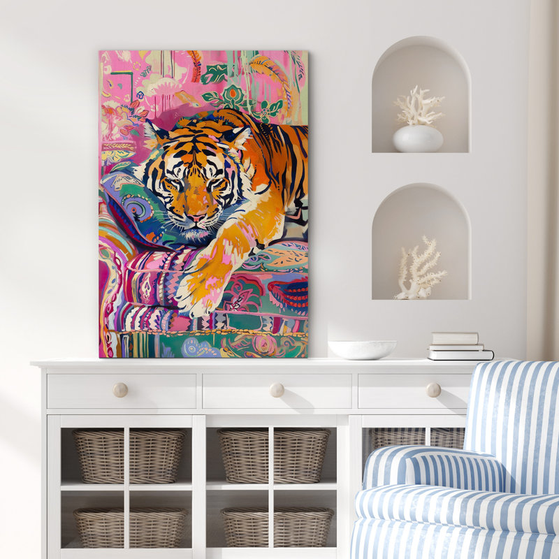 «Bright Bright BCBG», impression sur toile encadrée, impression sur toile, H 48 po x l 32 po, Toile tendue