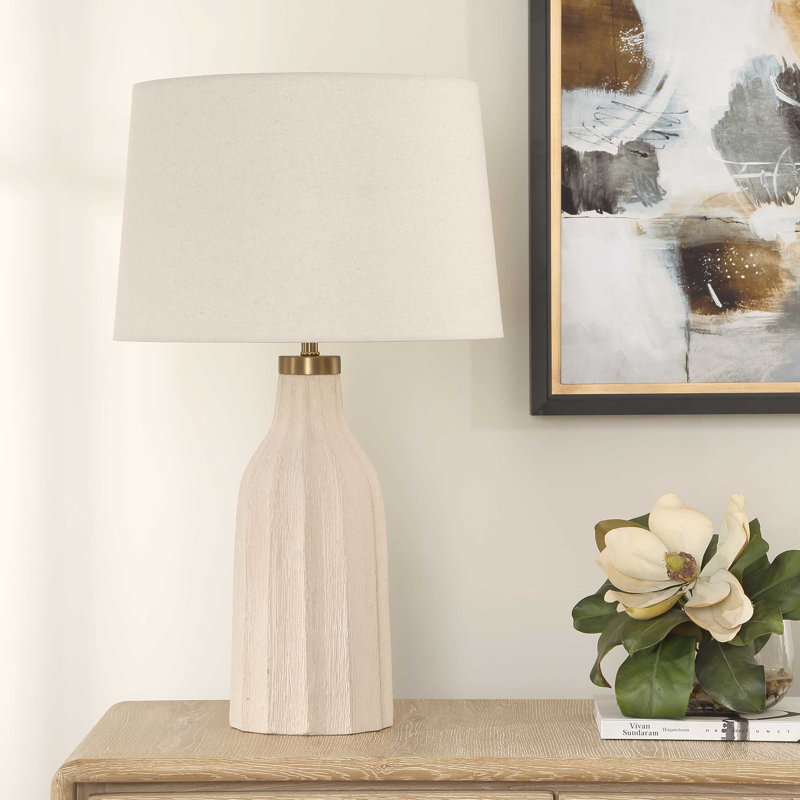 Uttermost Maddox Textured Off White Table Lamp