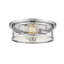 Plafonnier encastré cylindrique 2 lumières 13,75 po Attah