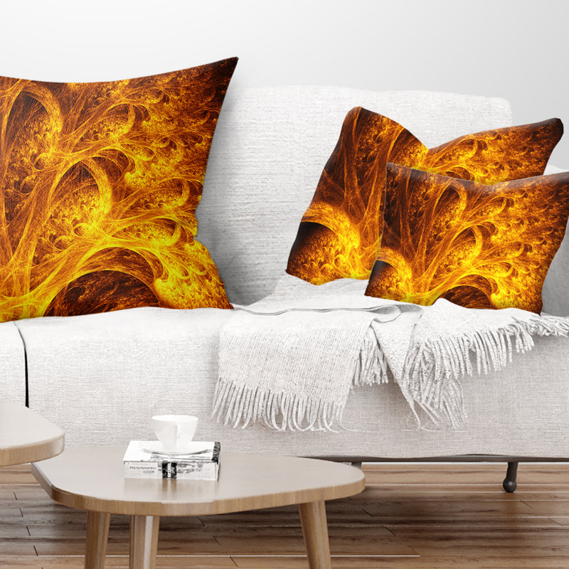 Abstract Reversible Throw Pillow