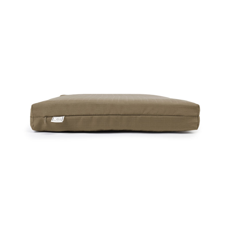 Tailored. Modern Look Seat Cushion With Zipper And Padded Polyester Fill., Khaki