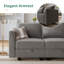 Canapé modulaire en coin avec chaise et repose-pieds Tremee-87232993