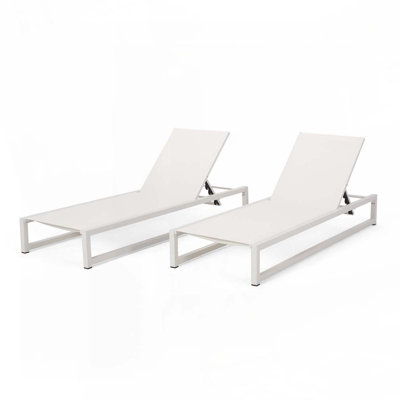 Lindenberg Sun Lounger Set by Latitude Run
