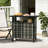 Outdoor Coffee Table,Outdoor Towel Storage Cabinet Organizer,Outdoor Bar Table