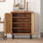 Burlywood Solid wood Shoe Storage