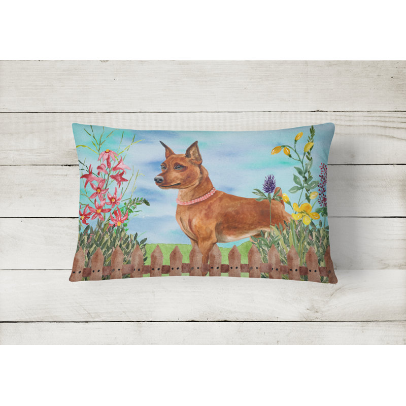  Coussin intérieur / extérieur miniature Pinscher Spring