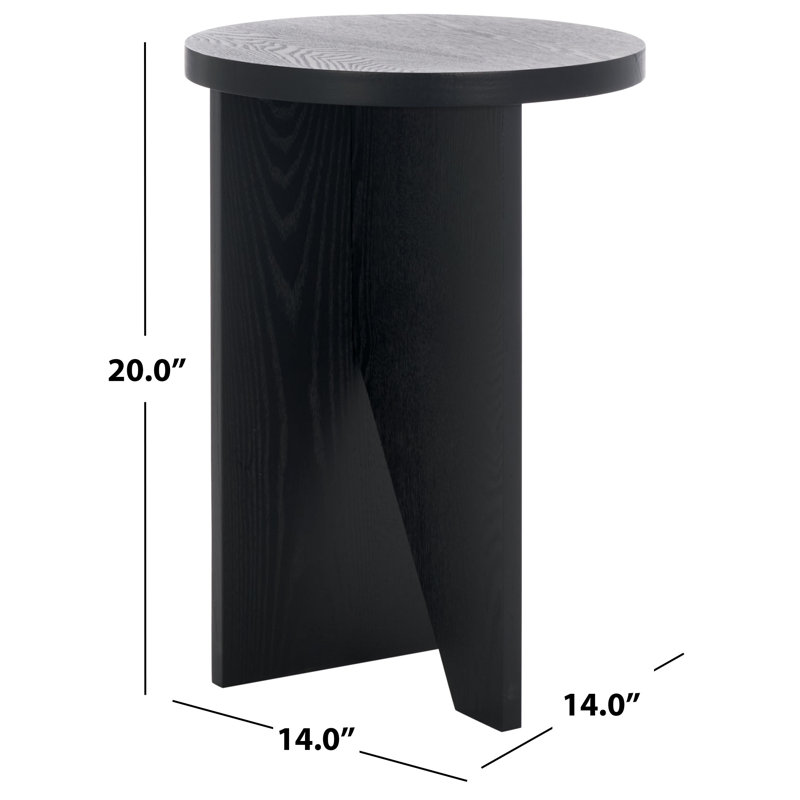 Table de bout Barashi, Noir