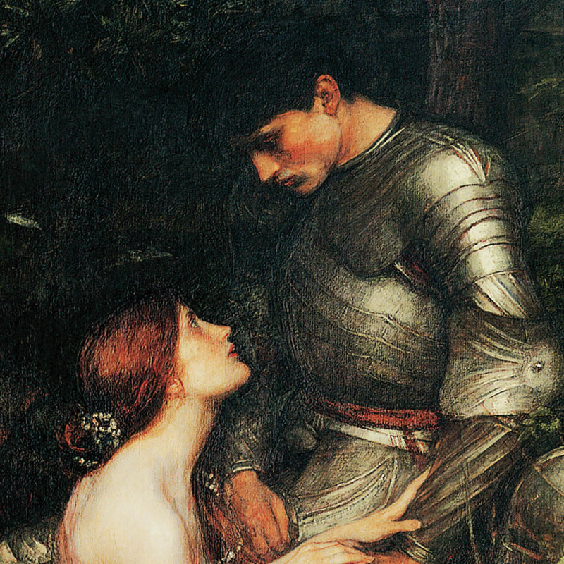 «Lamia 1905» par John William Waterhouse, reproduction d'art sur toile, H 39,25 po x l 26,75 po x P 1,875 po