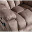 Fauteuil inclinable moderne de 40,9 po de largeur avec porte-gobelets chauffant et massant, et port USB et rangement de poche-93314352